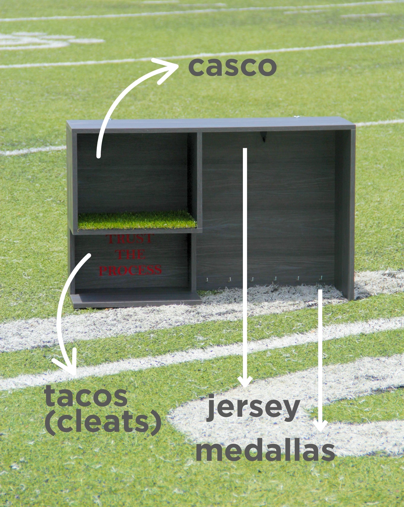 Mueble Locker Fútbol Americano