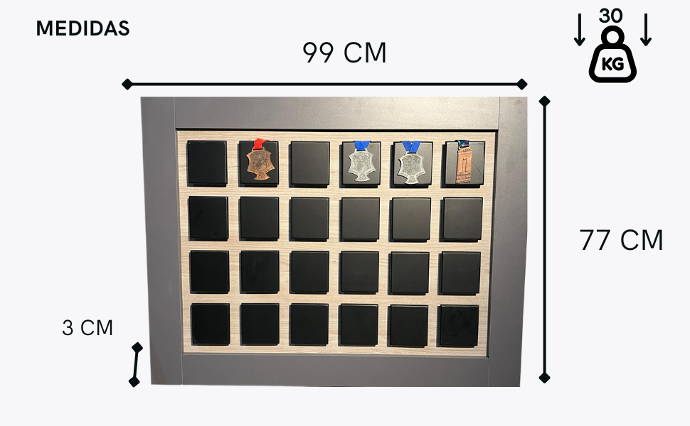 Medallero de 24 bases