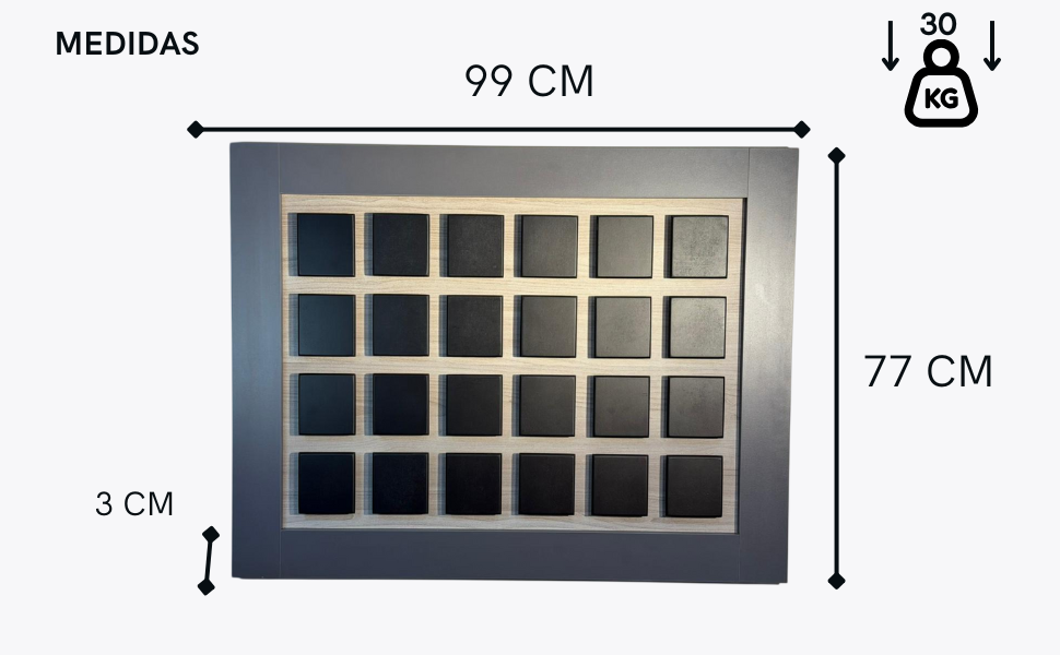 Medallero de Exhbición de 24 bases